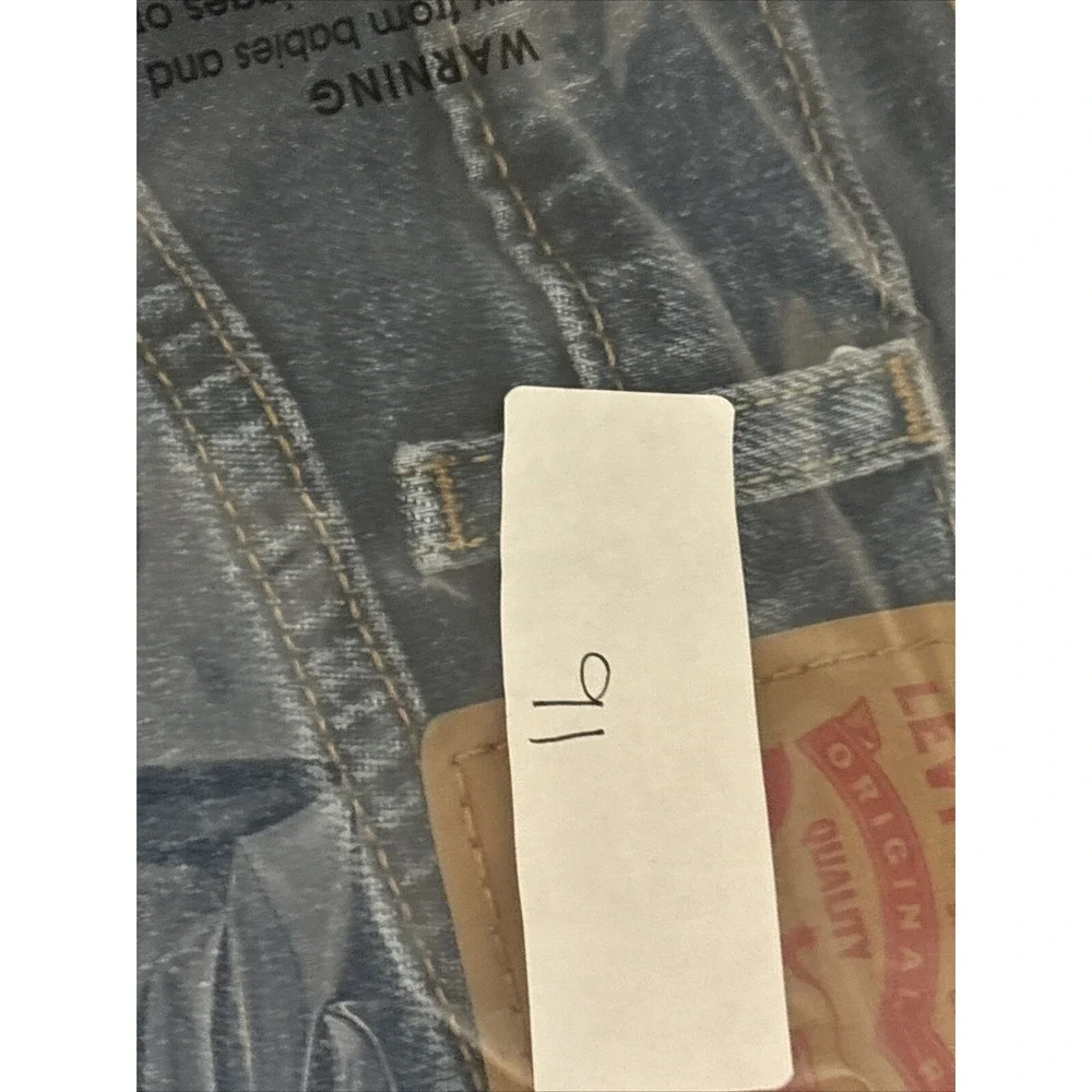 Levi's‎ 505 Jeans Mens 38x32 Blue Medium Wash Denim Regular Fit Stretch Straight